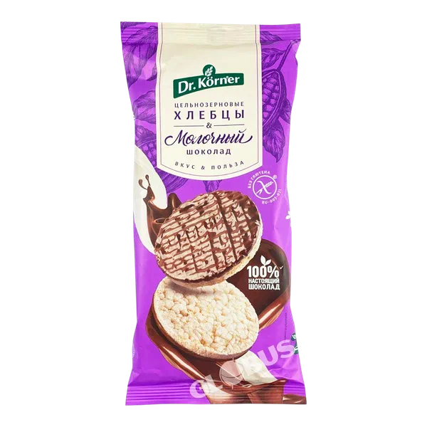Хлебцы Dr.Korner рисовые мол. шок б/глют 67г