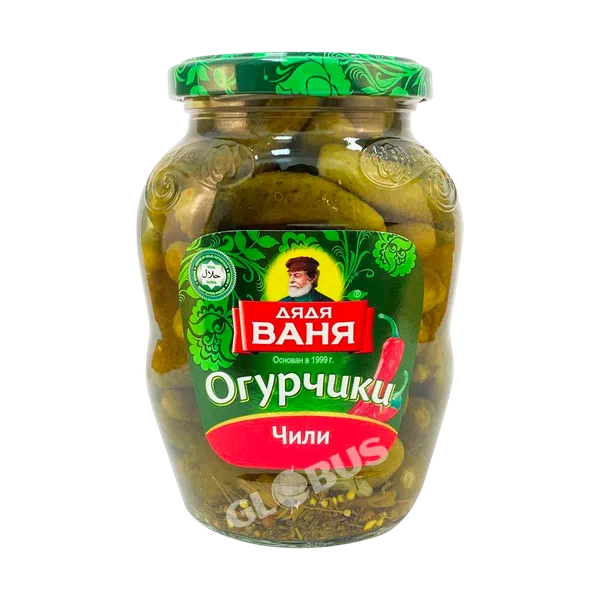 Огурцы Дядя Ваня Чили 350г ст/б