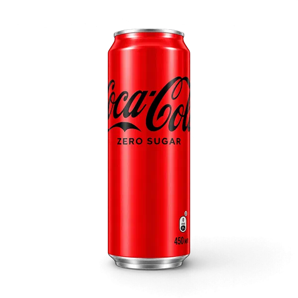 Напиток Coca-cola ZERO газ 0,45л ж/б ККАБ Кыргызстан 12