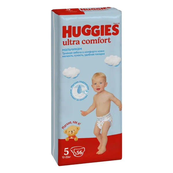 Подгузники детск Huggies UC 5 д/мал 56шт