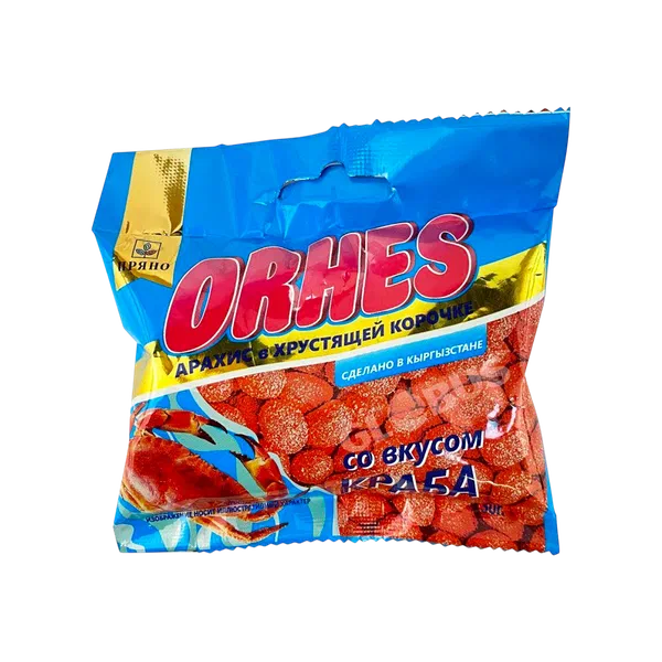 Орехи Orhes арахис в хруст корочке краб 30г