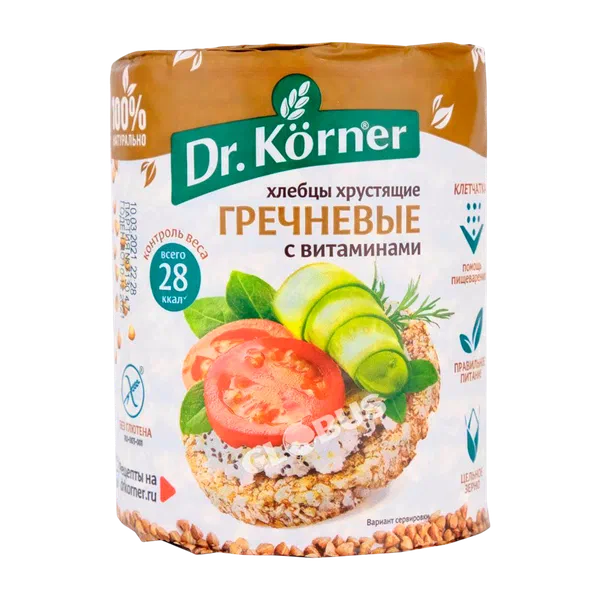 Хлебцы Dr.Korner гречневые б/глютена 100г