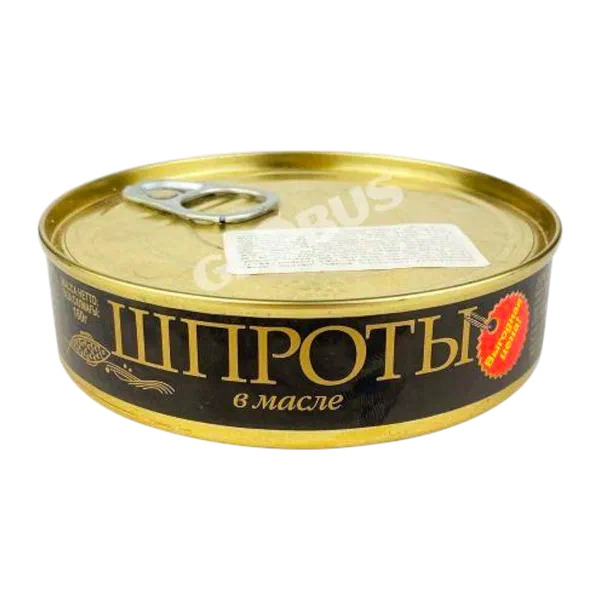 Шпроты Штурвал в масле /ключ/ 160г ж/б Россия 36