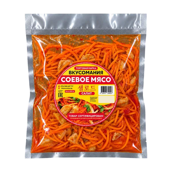 Вкусомания Морковный соя соусу мн салаты 500г