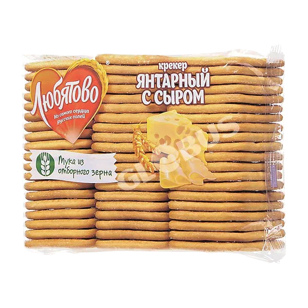 Крекер Любятово Янтарный с сыром 500г