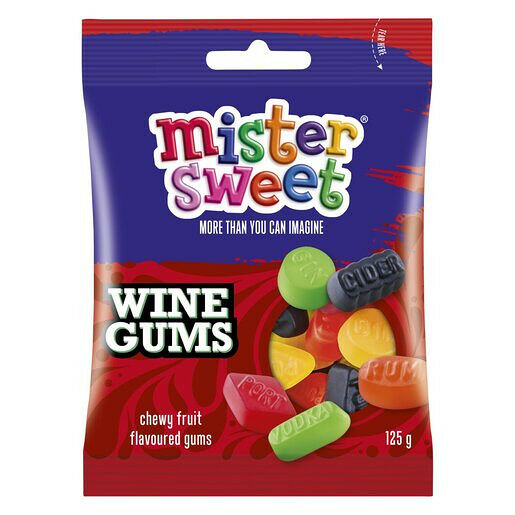 Mister Sweets Wine Gums 125g