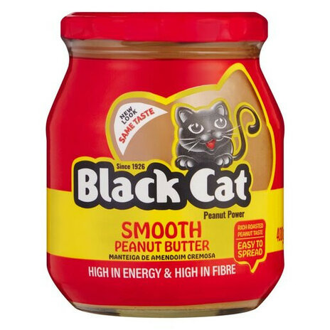 Black Cat Smooth Peanut Butter 400g