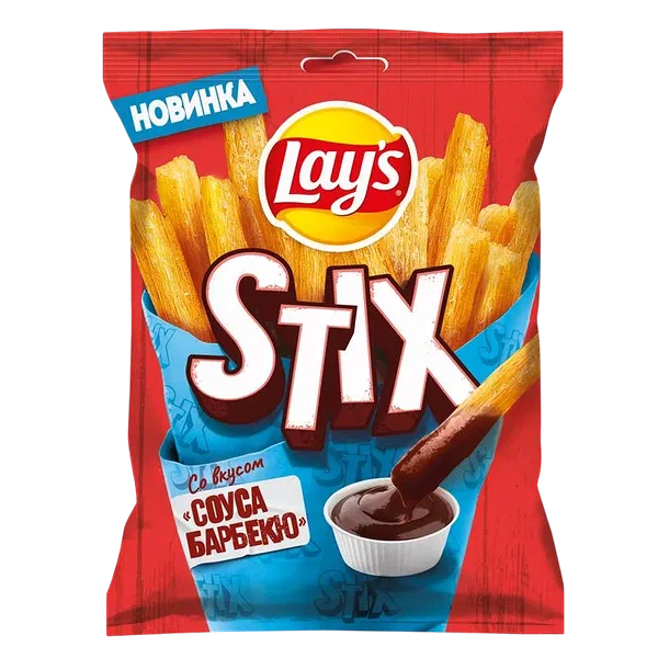 Картофель фри Lay's STIX со вкусом соуса барбекю 50г п/п Фрито Лей Россия 16