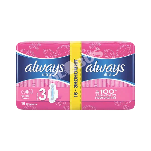 P&G Always ultra super гиг. көөктөрү 16 д 