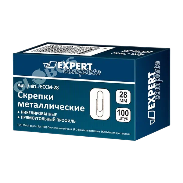 Скрепки Expert Complete 28мм 100шт ECCM-28 БЦ
