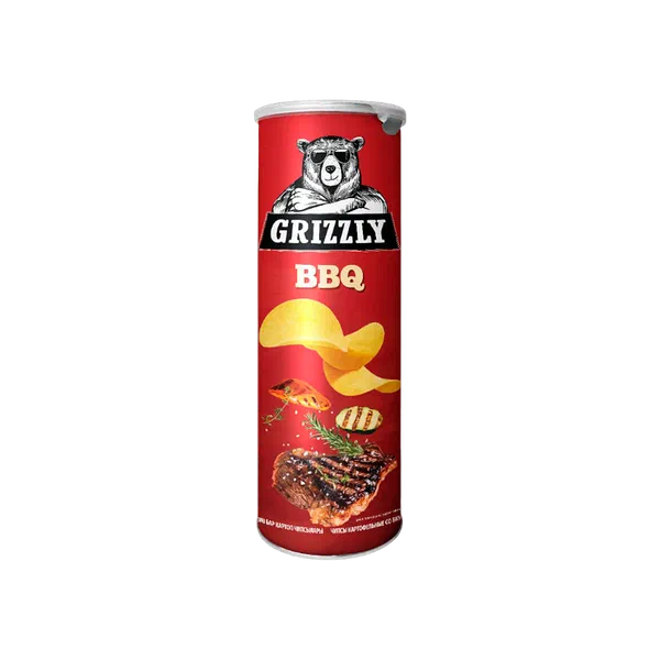 Grizzly барбекю чипсылары 70г конт