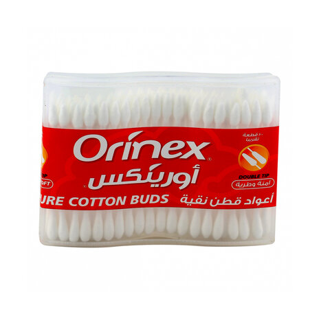Orinex Cotton Buds Double Tip 100Pcs