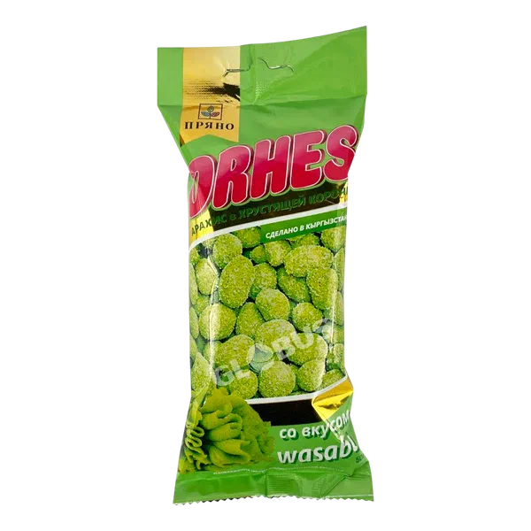 Орехи Orhes арахис в хруст корочке васаби 50г