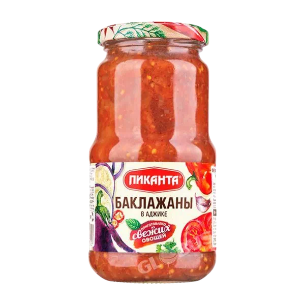 Пиканта ажико баклажандары 460г ст/б