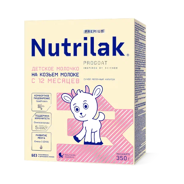 Смесь дет. Nutrilak3 на козьем молоке с 12 мес. 350г