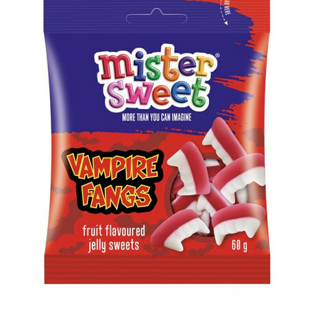 Mister Sweets Vampire Fangs 60g