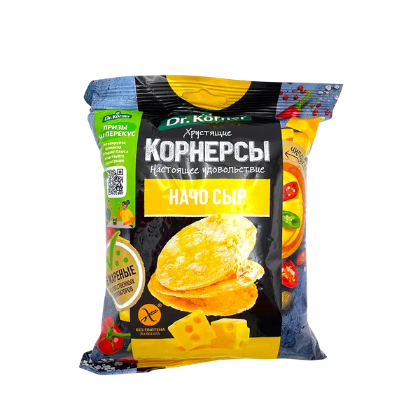 Dr.Korner начо быштагынан глютенсиз чипстер 50г