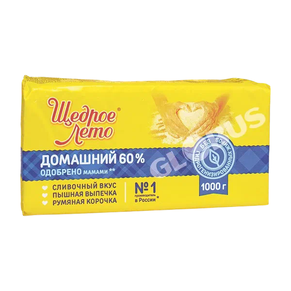 Маргарин Щедрое лето 60% 1кг СМА
