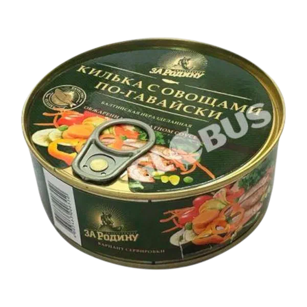 Килька балт.За Родину по-гавайски томат чыгында/ачкыч/240г