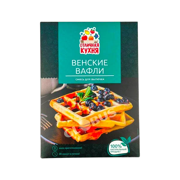 Смесь д/выпечки Отличная кухня венские вафли 300г