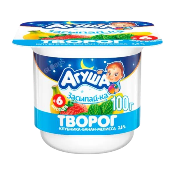 Агуша Засыпайка клубн/банан/мелис быштагы 3,8% 100г