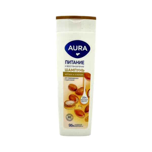 Aura Питание/Восстановление флакон/флиптоп шампуну 380мл