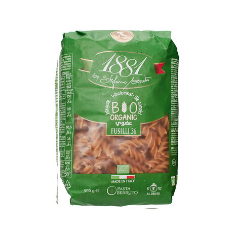 1881 Whole Meal Fusilli #36 Pasta 500 Gm
