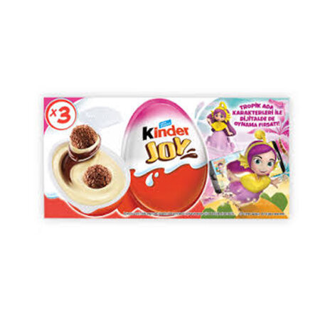 Kinder Joy Eggs Girls 3X 20 Gm