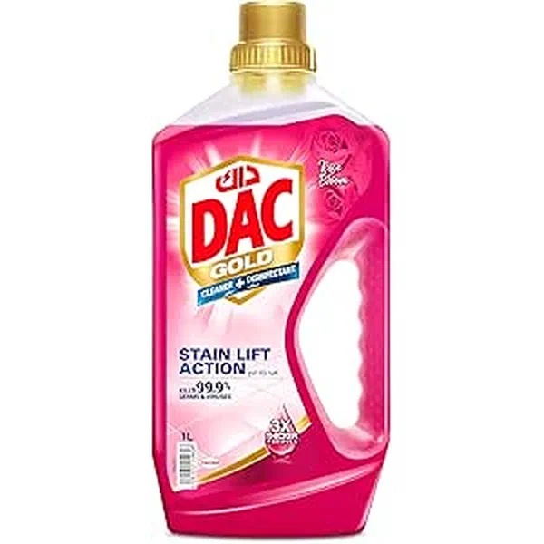 DAC SUPER DISINFECTANT ROSE SCENT HIGH-INTENSITY FLOOR CLEANER 1L