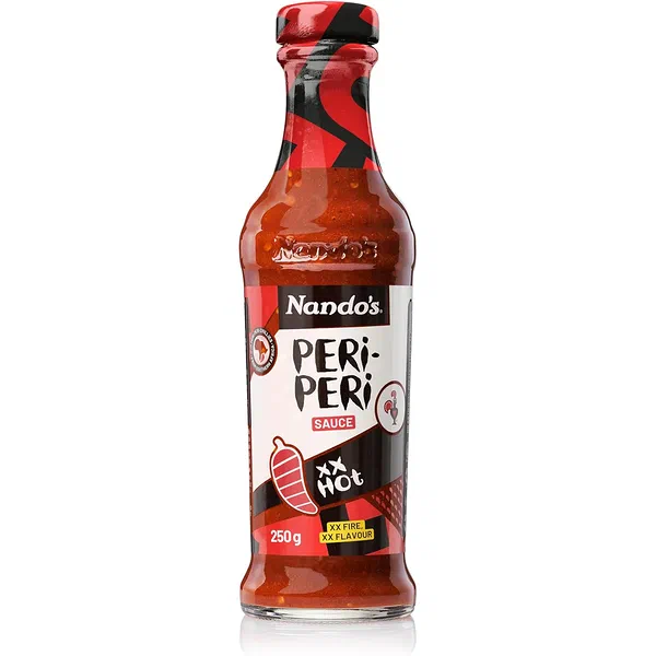 NANDO'S XX-HOT PERI-PERI SAUCE HIGH-INTENSITY EXTRA SPICY 250ML