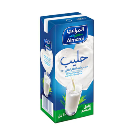 Almarai Full Fat Long Life Milk 200Ml