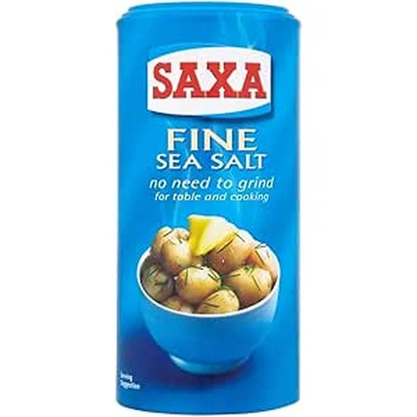 SAXA FINE SEA SALT NATURAL HIGH-PURITY REFINED CRYSTALS 350G