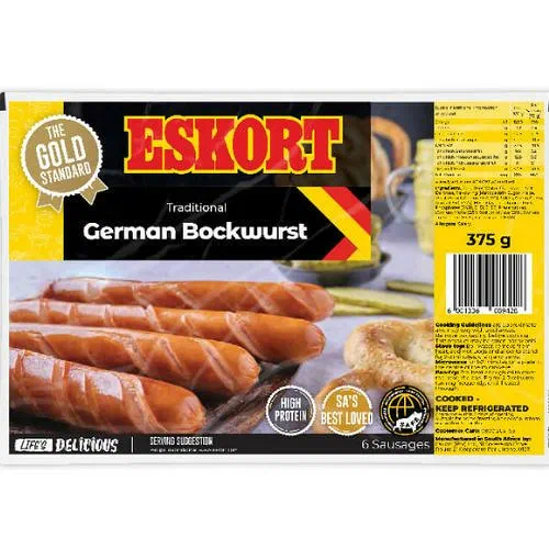 Eskort German Bockwurst 375g