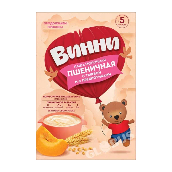 Каша дет. Винни мол. пшенич. с тыквой с 5мес 200г