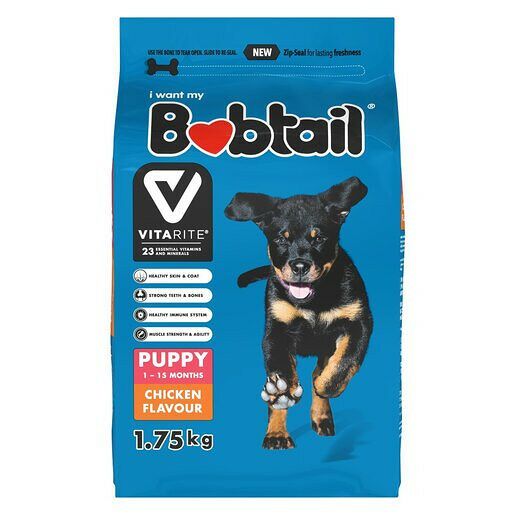 Bobtail Puppy Mini Chunks Chicken 1.75kg