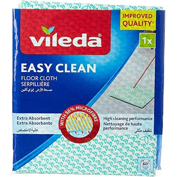 VILEDA TRADITIONAL WOVEN FLOOR CLOTH HIGH-ABSORBENCY 1-PC