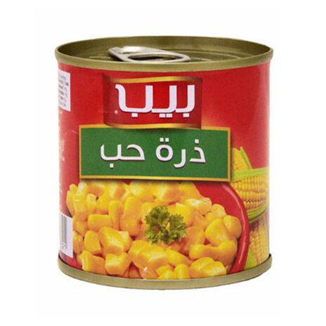 Peep Sweet Whole Kernel Corn With Spoon 184Gm