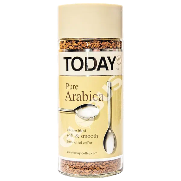 Кофе Today Pure Arabica раств 95г ст/б