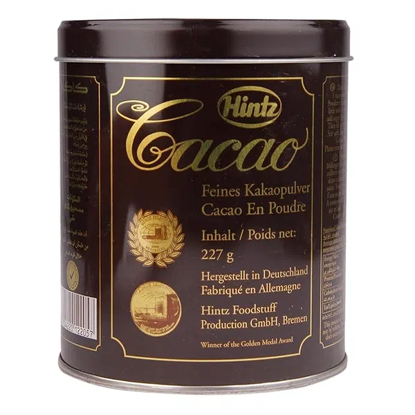 HINTZ PREMIUM 100% PURE COCOA POWDER GERMAN QUALITY 227G