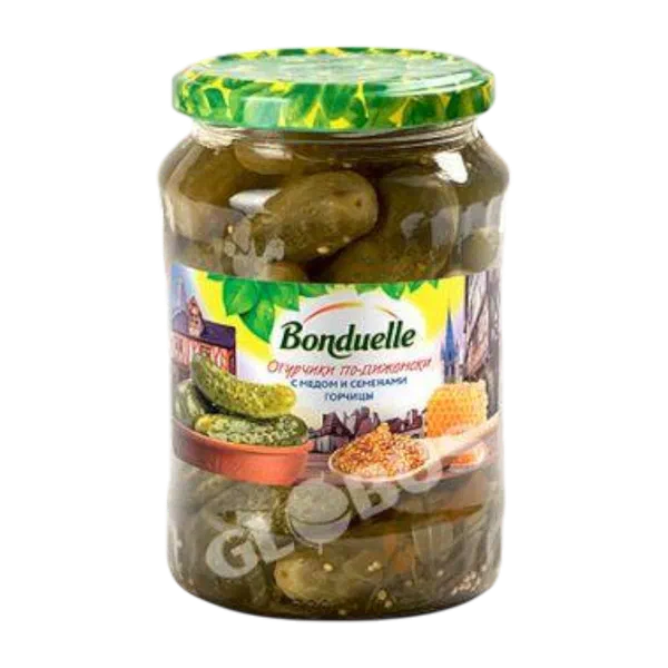 Огурцы Bonduelle марин. По-Дижонски 720мл ст/б