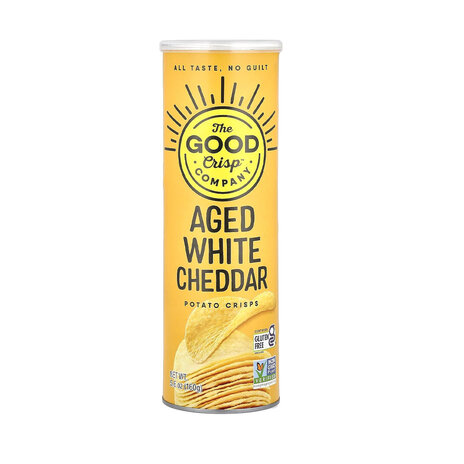 The Good Aged White Cheddar Stacked Crisps160Gm