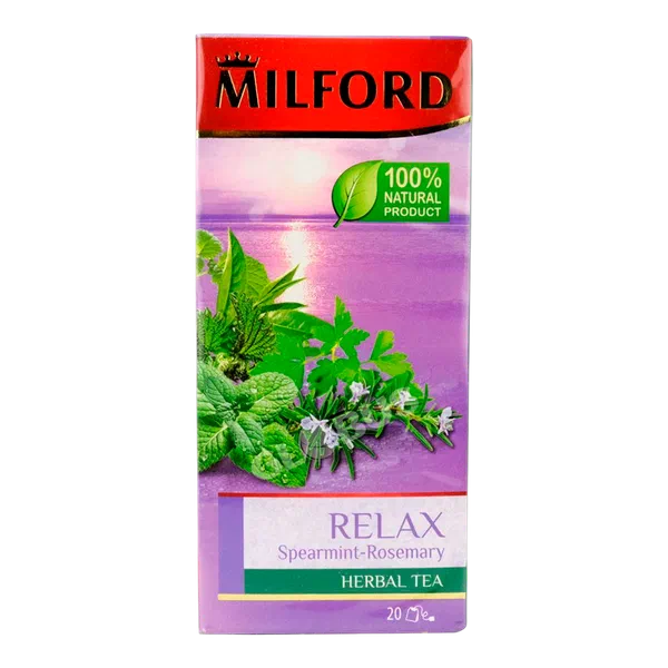 Чай Milford Relax зел. мята/розмарин 20пак