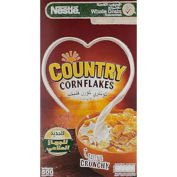 NESTLE COUNTRY CORN FLAKES TOASTED FAMILY PACK 500G