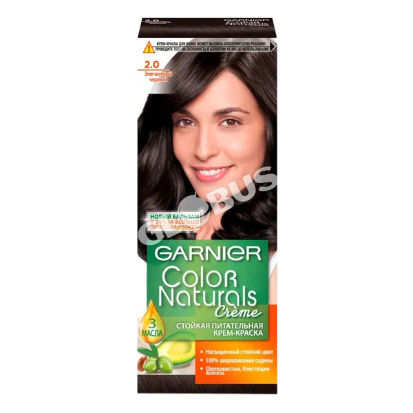 Garnier Color Nat №2.0 элегант кара чач боегу 