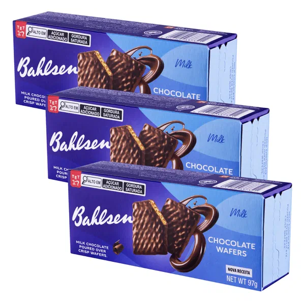BAHLSEN PERPETUM MILK CHOCOLATE WAFER 97G - CRISPY CHOCOLATE WAFER BITES