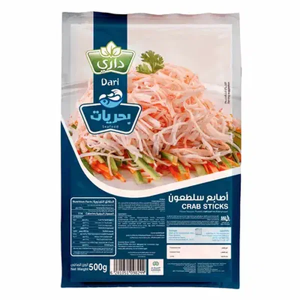 DARI CRAB STICKS SURIMI SEAFOOD SNACK 500G POUCH