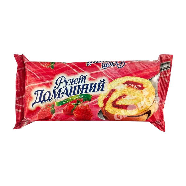 Домашний бисквит клубника 150г оролмосу