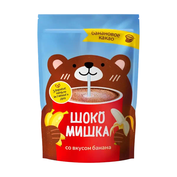 Какао Шокомишка банан раств 250г д/п