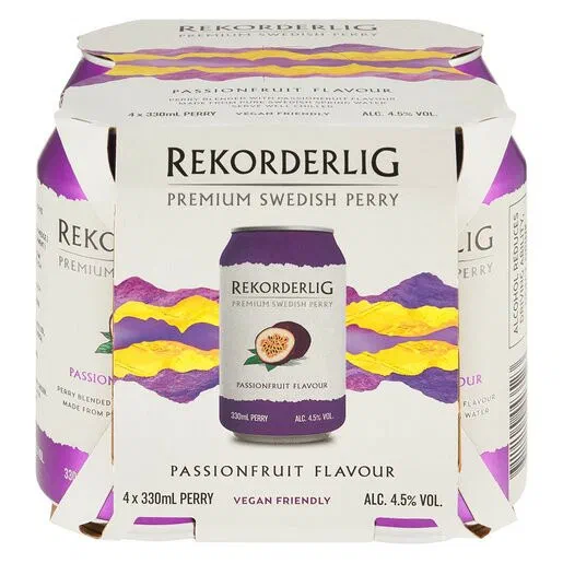 Rekorderlig Passion Fruit Cooler 330ml 4 Pack