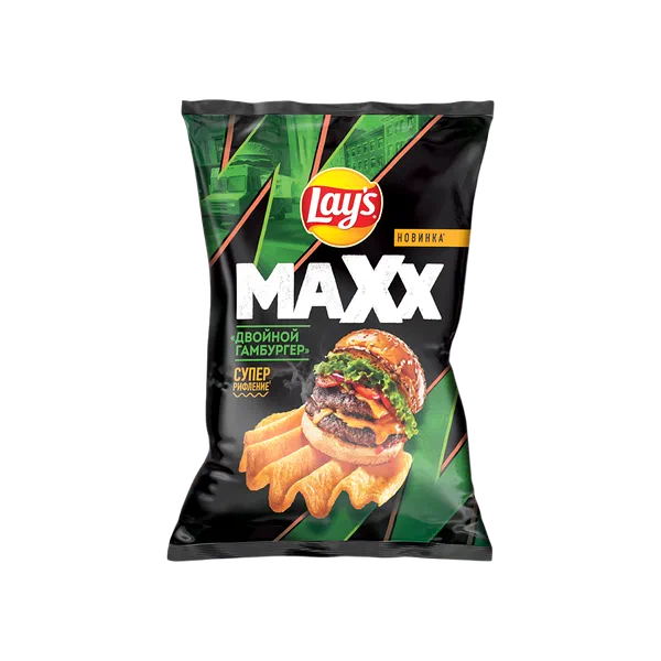 Lay's MAXX кош гамбургер чипсылары100г п/п